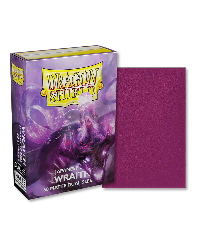 60 JAPANESE SIZE MATTE DUAL SLEEVES - WRAITH