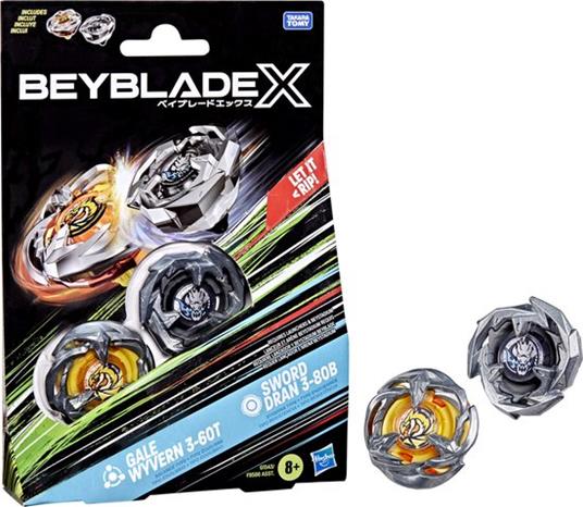 BEYBLADE-X - DUAL PACK - WAVE 3 - GALE WYVERN SWORD DRAN
