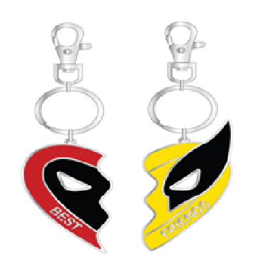 DEADPOOL VS WOLVERINE KEYCHAIN