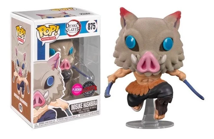 DEMON SLAYER INOSUKE FLOCKED POP