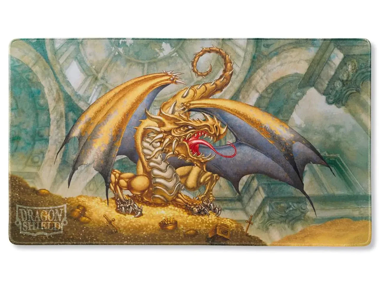 DRAGON SHIELD PLAYMAT - GOLD KING GYGEX