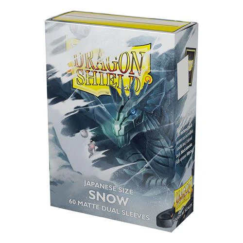 DRAGONSHIELD SLEEVES JAPANESE MATTE DUAL SNOW 60