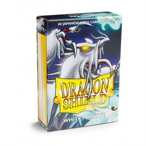 DRAGONSHIELD SLEEVES JAPANESE MATTE WHITE 60