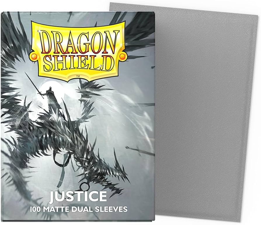 DRAGONSHIELD SLEEVES STANDARD MATTE DUAL JUSTICE 100