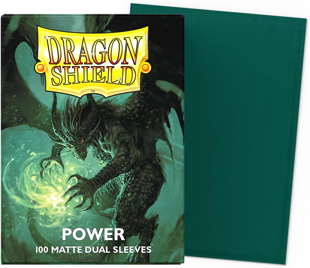 DRAGONSHIELD SLEEVES STANDARD MATTE DUAL POWER 100