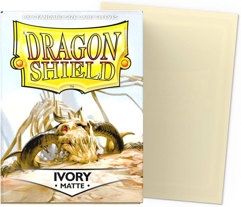 DRAGONSHIELD SLEEVES STANDARD MATTE IVORY 100