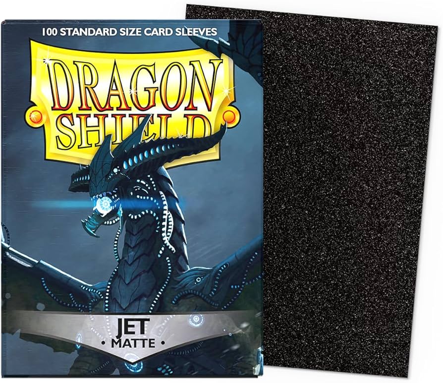 DRAGONSHIELD SLEEVES STANDARD MATTE JET 100