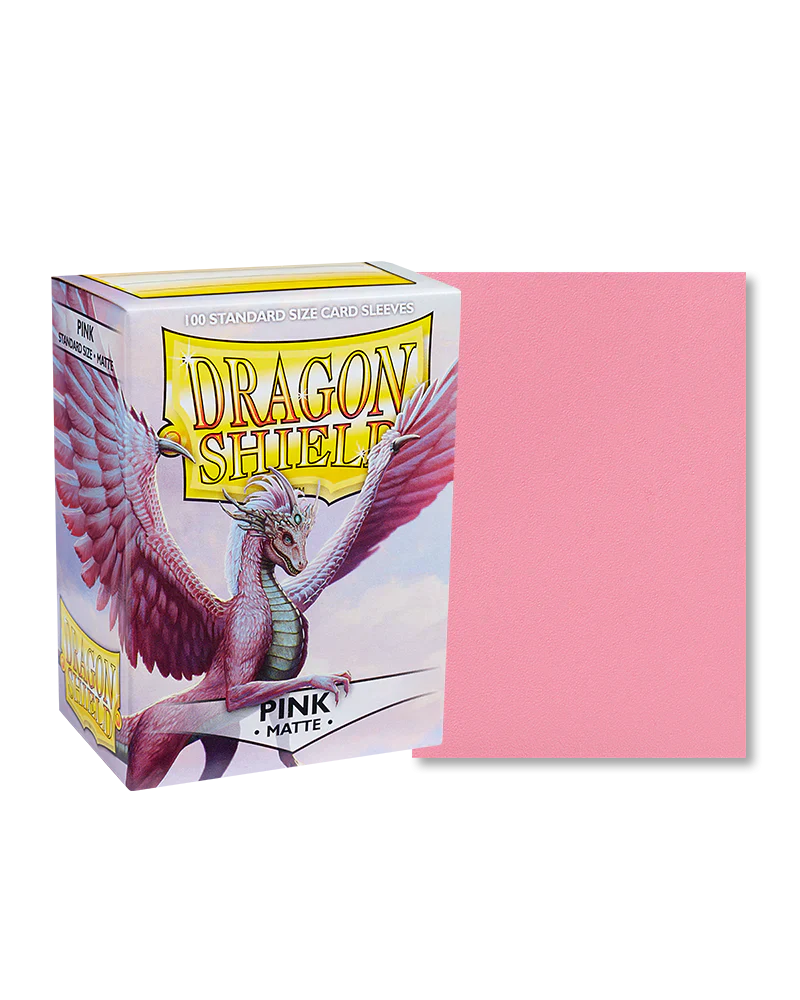 DRAGONSHIELD SLEEVES STANDARD MATTE PINK 100