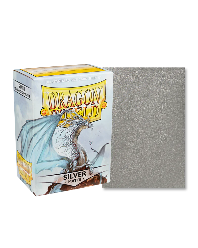 DRAGONSHIELD SLEEVES STANDARD MATTE SILVER100