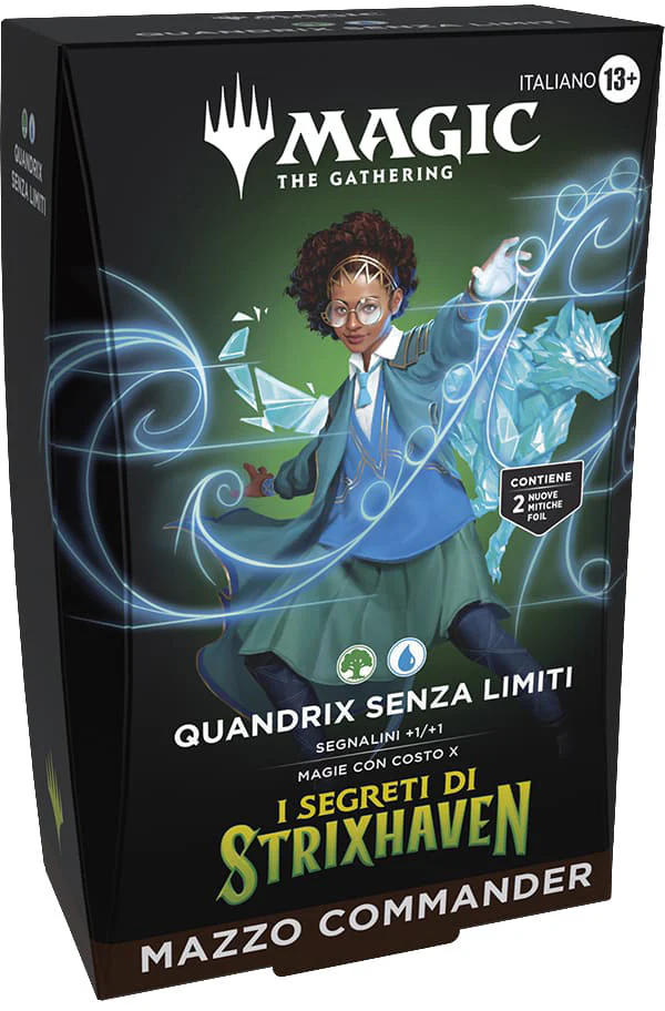 MAGIC COMMANDER DECK - SECRET OF STRIXHAVEN - QUANDRIX SENZA LIMITI