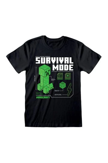 MINECRAFT T-SHIRT SURVIVAL L