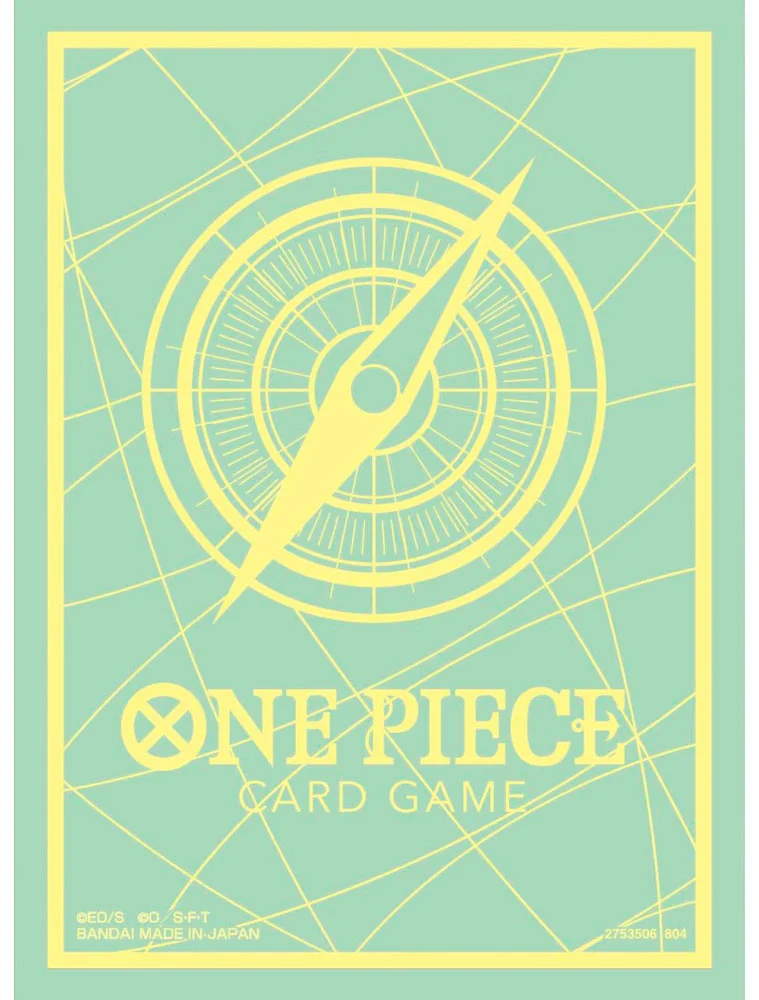 ONE PIECE CARDGAME - SLEEVES - LOGO LIME