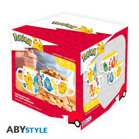 POKEMON - BREAKFAST SET MUGS KANTO