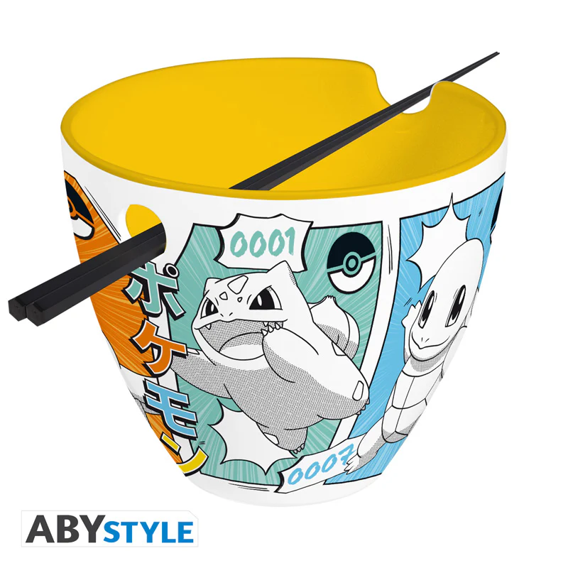 POKEMON STARTERS MANGA RAMEN BOWL