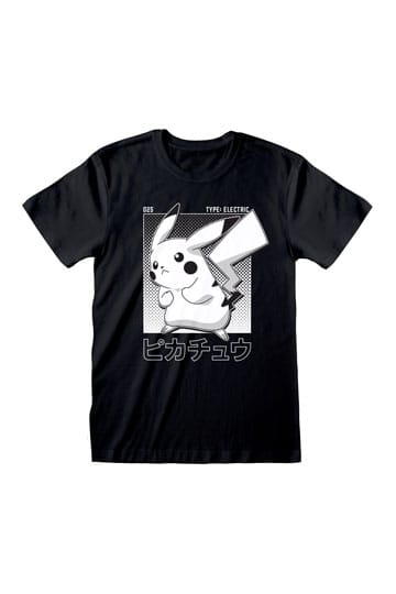 POKEMON T-SHIRT HALFTONE PIKACHU L