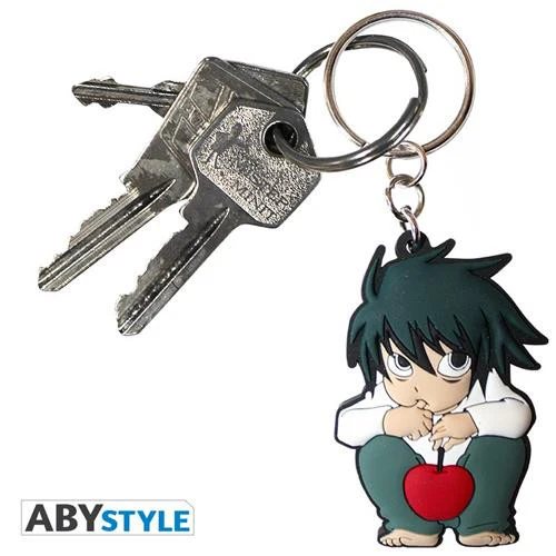 PORTACHIAVI DEATH NOTE RUBBER L