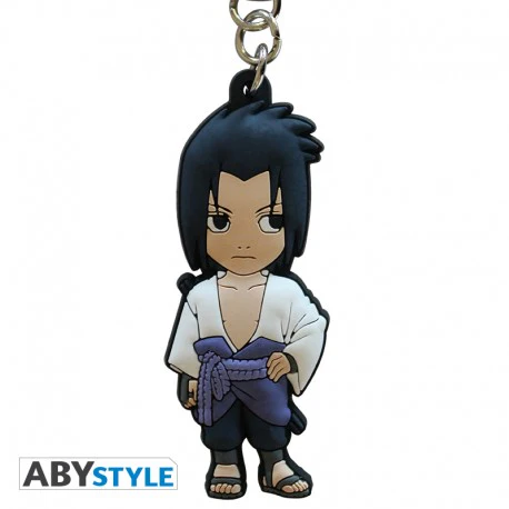 PORTACHIAVI NARUTO SASUKE RUBBER