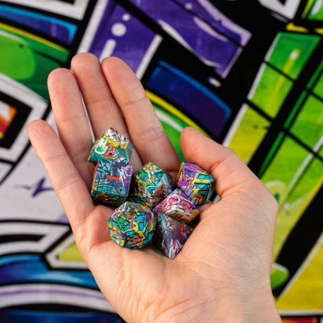 Q-WORKSHOP - FULLART DICE - GRAFFITI - Image 3