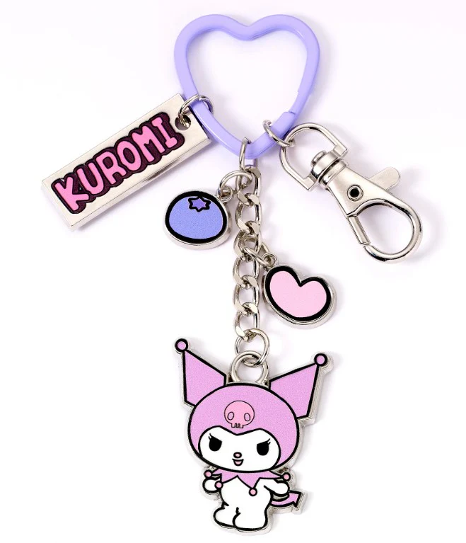 SANRIO KUROMI BLUEBERRY KEYCHAIN