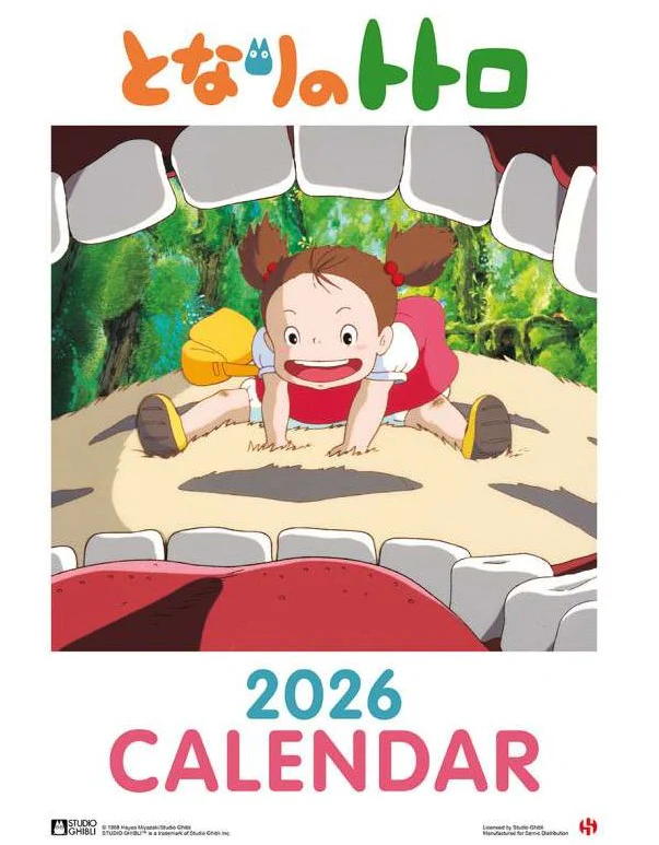 STUDIO GHIBLI TOTORO 2026 CALENDAR
