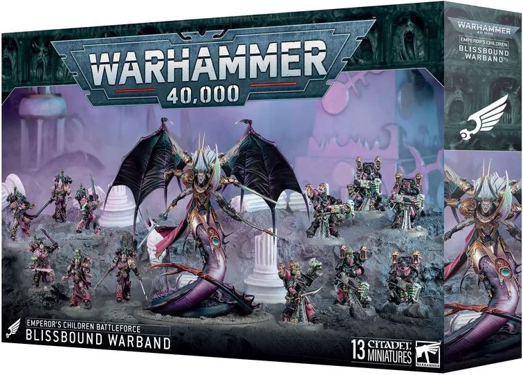 WARHAMMER 40K - EMEPROR'S CHILDREN BALLTEFORCE - BLISSBOUND WARBAND