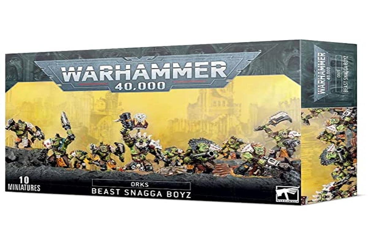 WARHAMMER 40K ORKS BEAST SNAGGA BOYZ