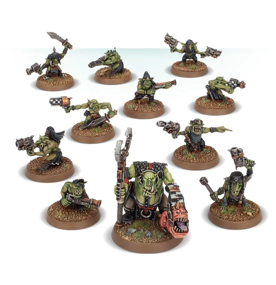 WARHAMMER 40K ORKS RUNTHERD AND GRETCHIN