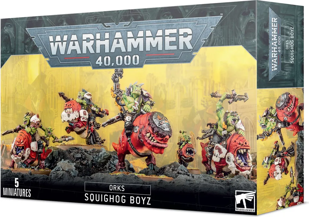 WARHAMMER 40K ORKS SQUIGHOG BOYZ