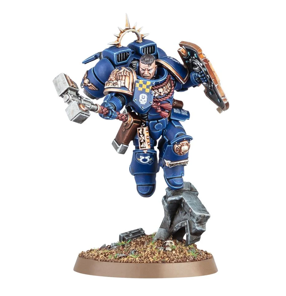 WARHAMMER 40K - SPACE MARINE CAPTAIN WITH JUMP PACK AND RELIC SHIELD - Image 2