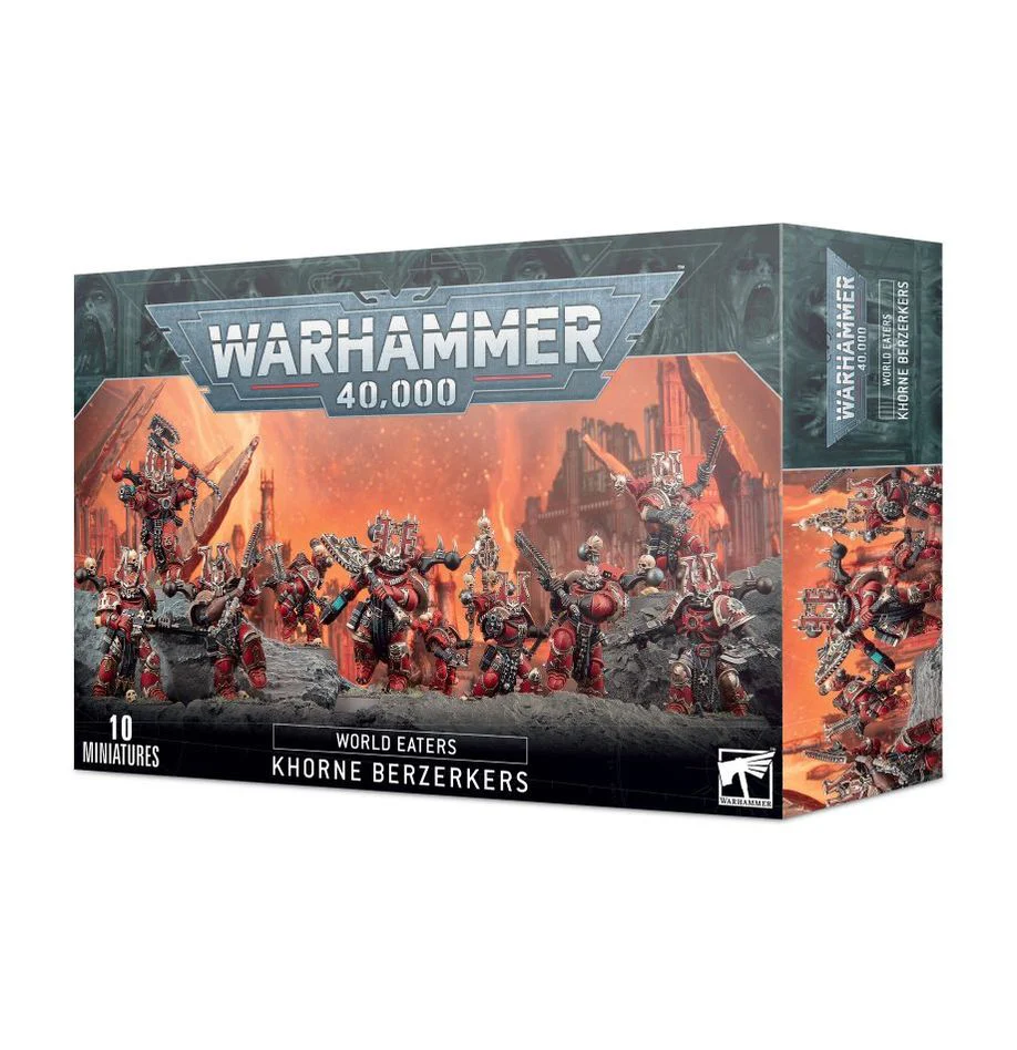 WARHAMMER 40K WORLD EATERS KHORNE BERZERKERS