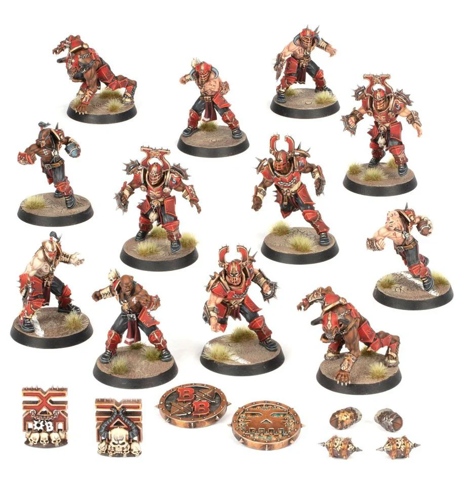 WARHAMMER BLOOD BOWL KHORNE TEAM - Image 2