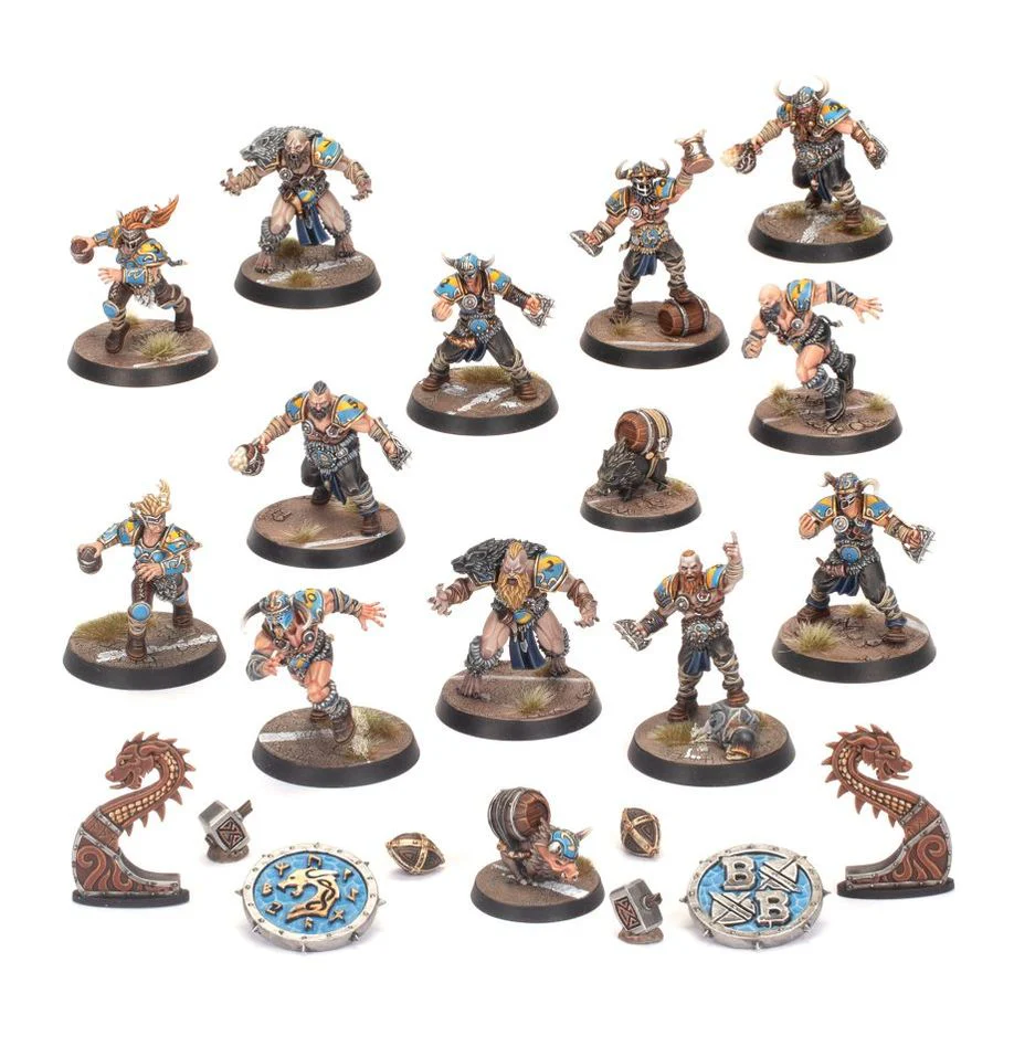 WARHAMMER BLOOD BOWL NORSE TEAM - Image 2