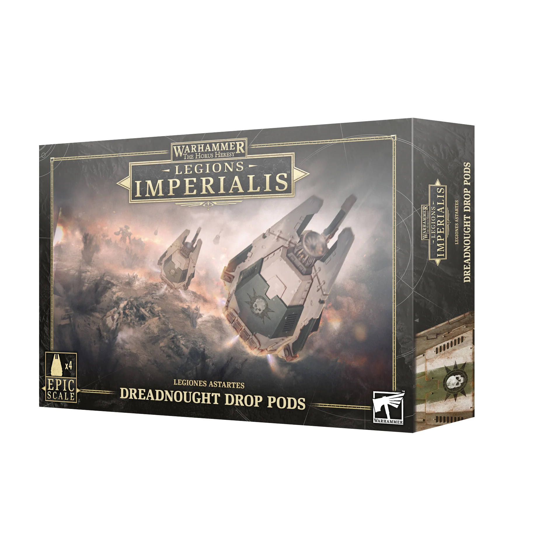 WARHAMMER LEGION IMPERIALIS - LEGION ASTARTES DREADNOUGHT DROP PODS