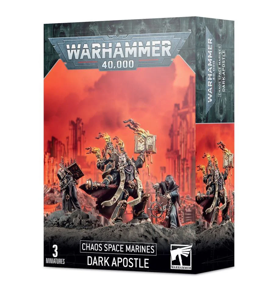 WRHAMMER 40K CHAOS SPACE MARINES DARK APOSTLE